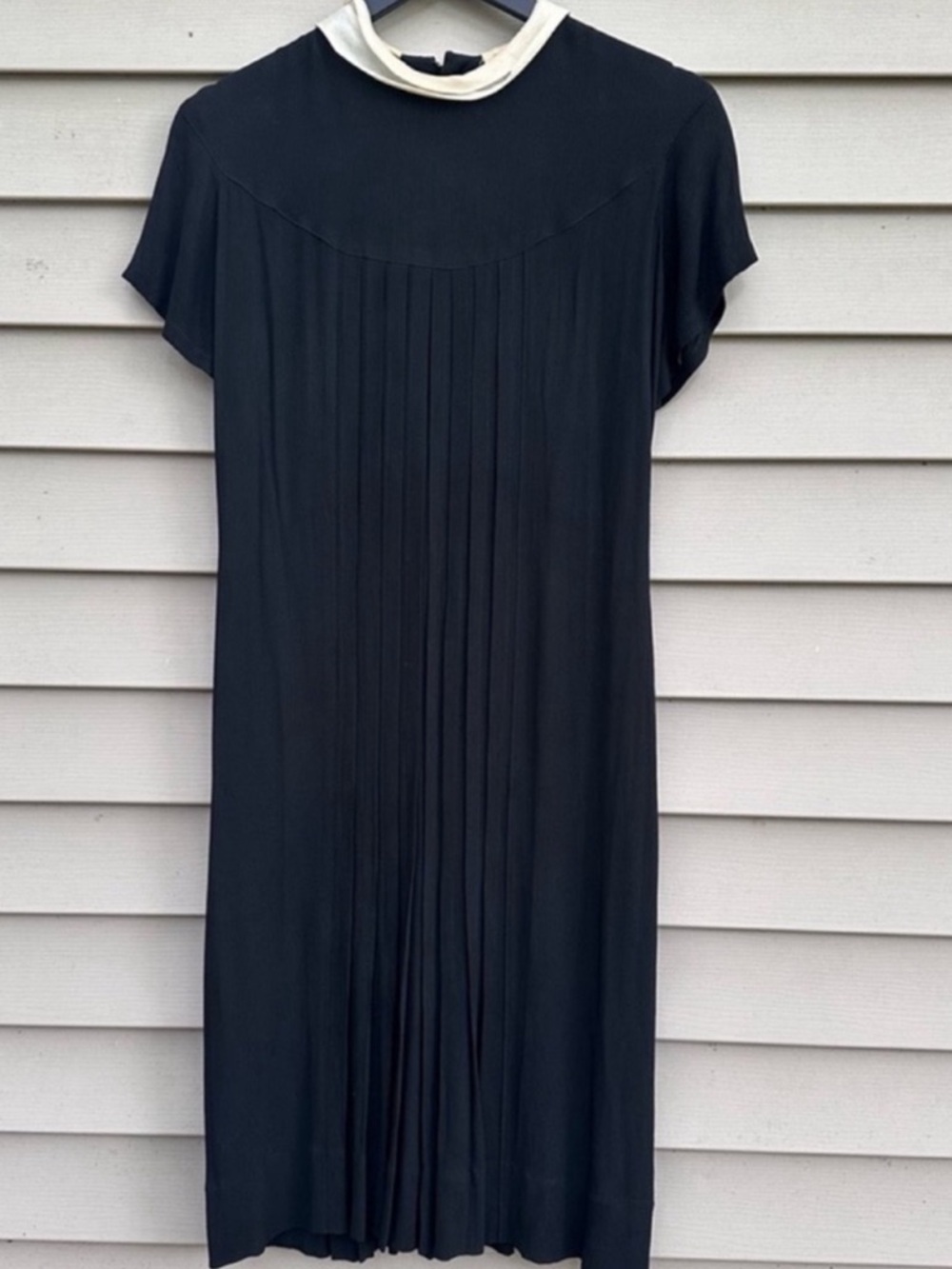 1940s dress black vintage small